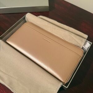 NWT Rose Gold Accordion Wallet